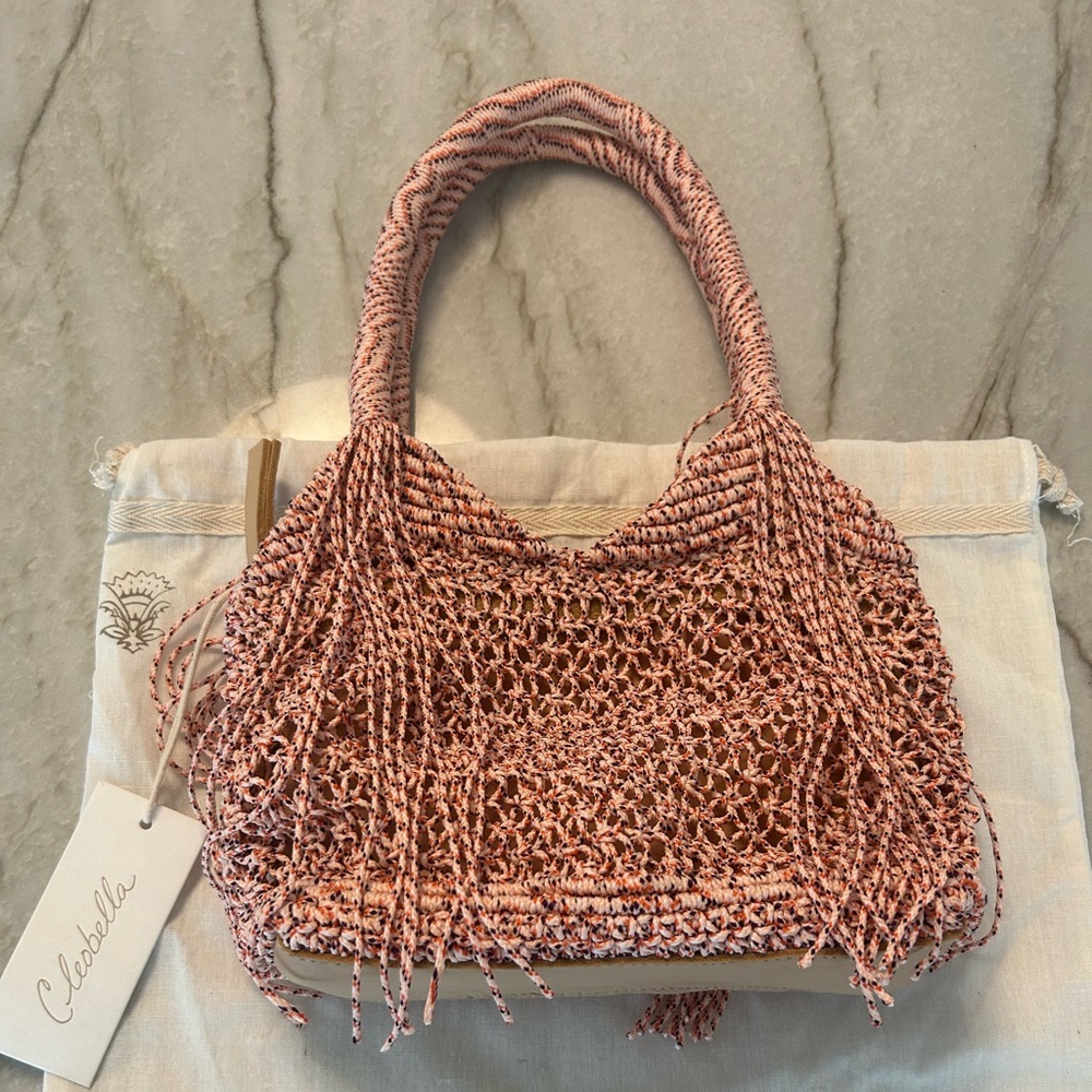 Cleobella purse pink. Never used tag and bag included